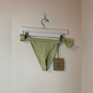 NWT STONE FOX SWIM BIJOU BIKINI BOTTOM - ALOE WASH